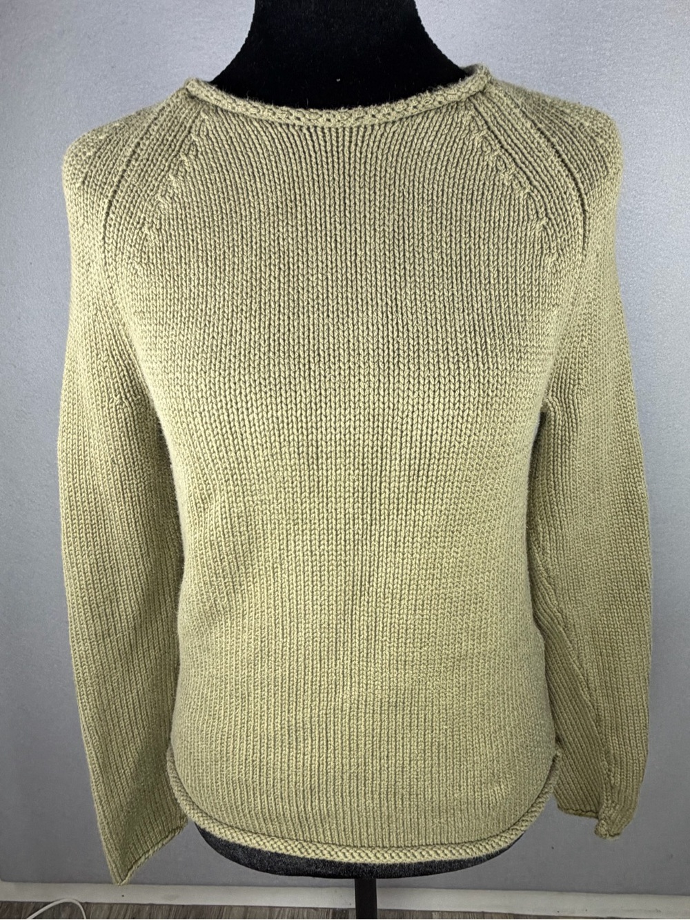 J. Crew Women's Crewneck Sweater in Sage Green